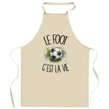 Tablier de Cuisine Le foot c'est la vie