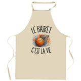 Tablier de Cuisine Le basket c'est la vie