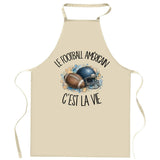 Tablier de Cuisine Le football américain c'est la vie