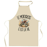 Tablier de Cuisine Le motocross c'est la vie