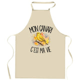 Tablier de Cuisine Mon canari c'est ma vie