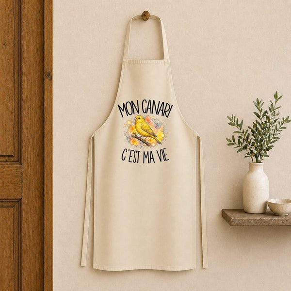 Tablier de Cuisine Mon canari c'est ma vie