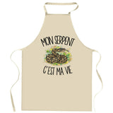 Tablier de Cuisine Mon serpent c'est ma vie