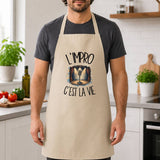 Tablier de Cuisine L'impro c'est la vie