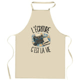 Tablier de Cuisine L'écriture c'est la vie
