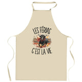 Tablier de Cuisine Les férias c'est la vie