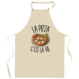 Tablier de Cuisine La pizza c'est la vie