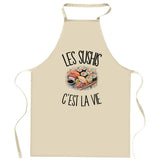 Tablier de Cuisine Les sushis c'est la vie