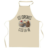 Tablier de Cuisine Les cupcakes c'est la vie