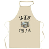 Tablier de Cuisine La sieste c'est la vie