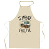 Tablier de Cuisine Le massage c'est la vie