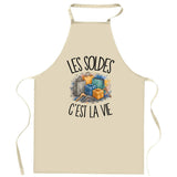 Tablier de Cuisine Les soldes c'est la vie