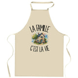 Tablier de Cuisine La famille c'est la vie