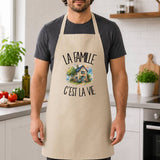 Tablier de Cuisine La famille c'est la vie