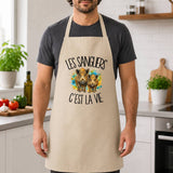 Tablier de Cuisine Les sangliers c'est la vie