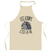 Tablier de Cuisine Les loups c'est la vie
