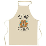 Tablier de Cuisine Les lynx c'est la vie