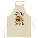 Tablier de Cuisine Les lions c'est la vie