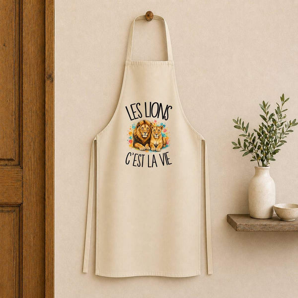 Tablier de Cuisine Les lions c'est la vie