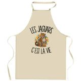 Tablier de Cuisine Les jaguars c'est la vie