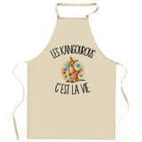 Tablier de Cuisine Les kangourous c'est la vie