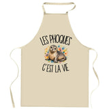 Tablier de Cuisine Les phoques c'est la vie
