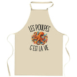 Tablier de Cuisine Les poulpes c'est la vie