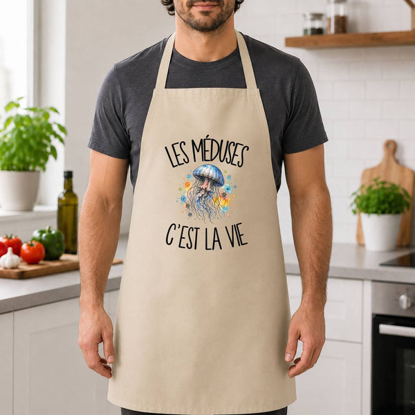 Tablier de Cuisine Les méduses c'est la vie