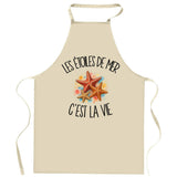 Tablier de Cuisine Les étoiles de mer c'est la vie