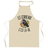 Tablier de Cuisine Les corbeaux c'est la vie