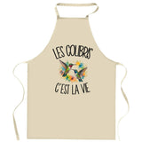 Tablier de Cuisine Les colibris c'est la vie