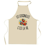 Tablier de Cuisine Les coccinelles c'est la vie