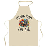 Tablier de Cuisine Être marin-pompier c'est la vie
