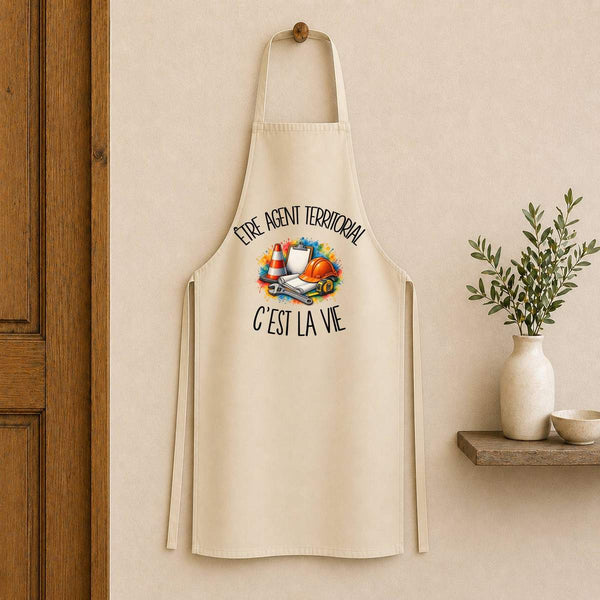 Tablier de Cuisine Être agent territorial c'est la vie