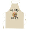 Tablier de Cuisine Être fleuriste c'est la vie