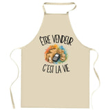Tablier de Cuisine Être vendeur c'est la vie