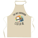 Tablier de Cuisine Être auto-entrepreneur c'est la vie
