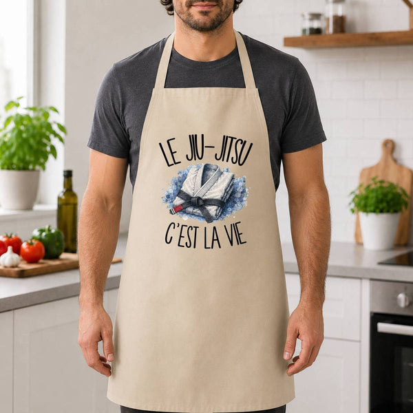 Tablier de Cuisine Le jiu-jitsu c'est la vie