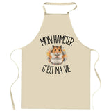 Tablier de Cuisine Mon hamster c'est ma vie