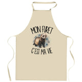 Tablier de Cuisine Mon furet c'est ma vie