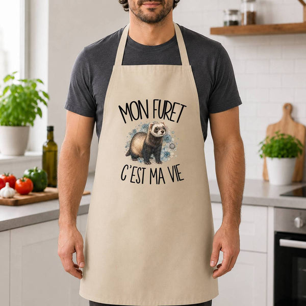 Tablier de Cuisine Mon furet c'est ma vie