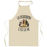 Tablier de Cuisine La dégustation c'est la vie