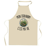 Tablier de Cuisine Mon terrarium c'est ma vie