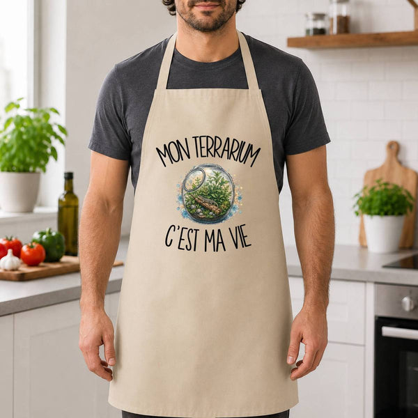 Tablier de Cuisine Mon terrarium c'est ma vie