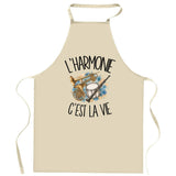 Tablier de Cuisine L'harmonie c'est la vie