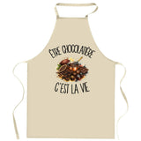 Tablier de Cuisine Être chocolatière c'est la vie