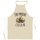 Tablier de Cuisine Être masseuse c'est la vie