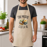 Tablier de Cuisine Être masseuse c'est la vie