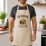 Tablier de Cuisine Être viticultrice c'est la vie