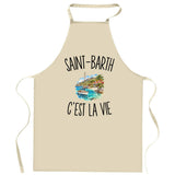 Tablier de Cuisine Saint-Barth c’est la vie